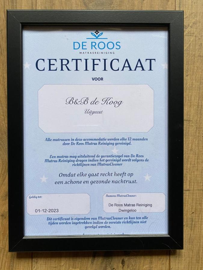 Appartement - B&B De Koog Uitgeest Dış mekan fotoğraf